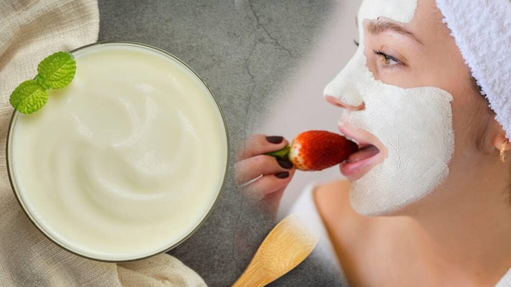How To Make Curd Facepack for dry skin 1 7 बेस्ट DIY फेसपॅक्स – दिवाळीत त्वचा उजळण्यासाठी