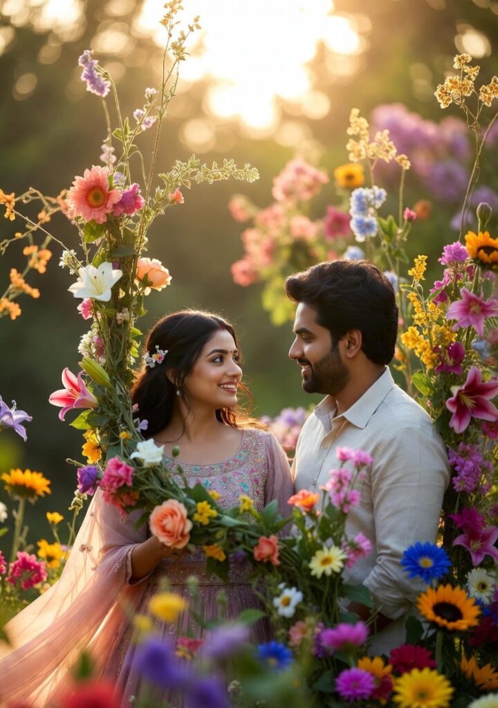 76a596e8 3da4 442a 9617 64ad080858e7 10 बेस्ट प्री-वेडिंग फोटोशूट आयडियाज – नैसर्गिक आणि क्रिएटिव्ह लुक्स